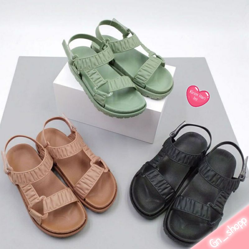 Sandal Gunung Wanita Jelly Import HYS 2017 8 VELCRO