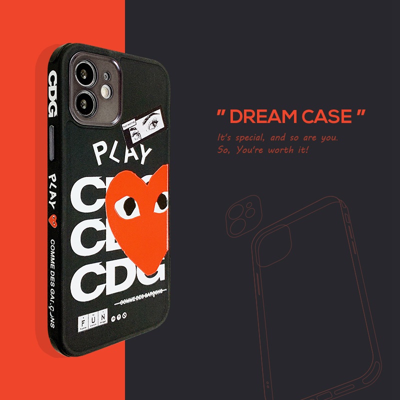 iPhone 7~12 Pro Max Case Apple iPhone Case Merek Seri TPU Lembut Tahan Guncangan iPhone 12 Mini 12 Pro Max 11 Pro Max Casing Ponsel X XR XS MAX 7 8 Plus Case iPhone Edge Printing Perlindungan Penuh melindungi lensa kamera