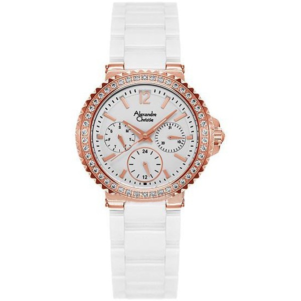 JAM TANGAN WANITA ALEXANDRE CHRISTIE AC 2337 AC2337 ROSEGOLD ORIGINAL