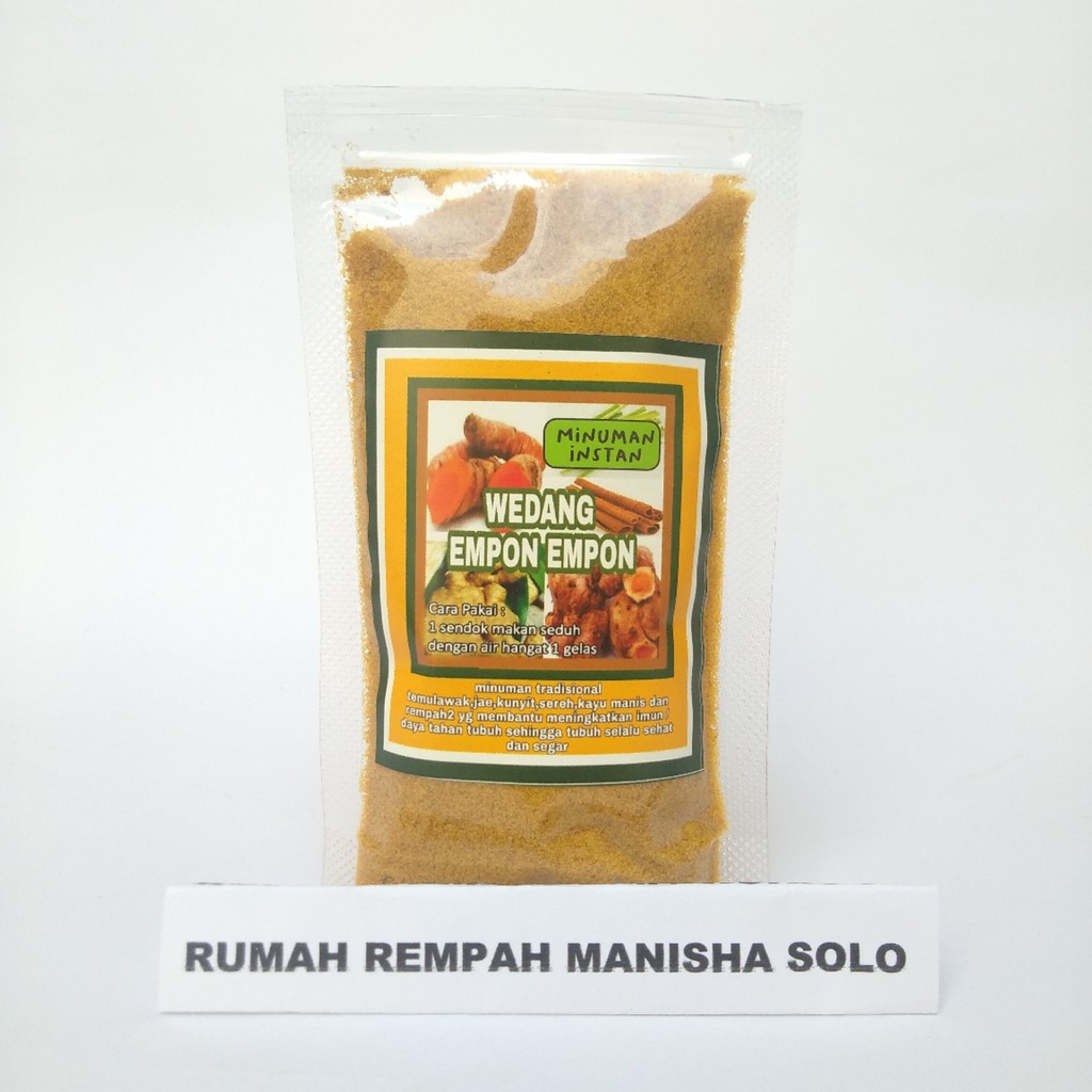 Minuman Instan Wedang Empon-Empon Antivirus dan Antioksidan Alami 100gram