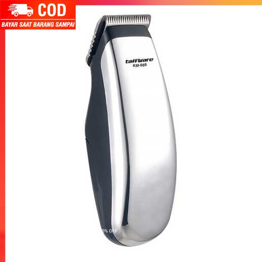 (100% BARANG ORI) Taffware Alat Cukur Elektrik Hair Trimmer Shaver - KM-666