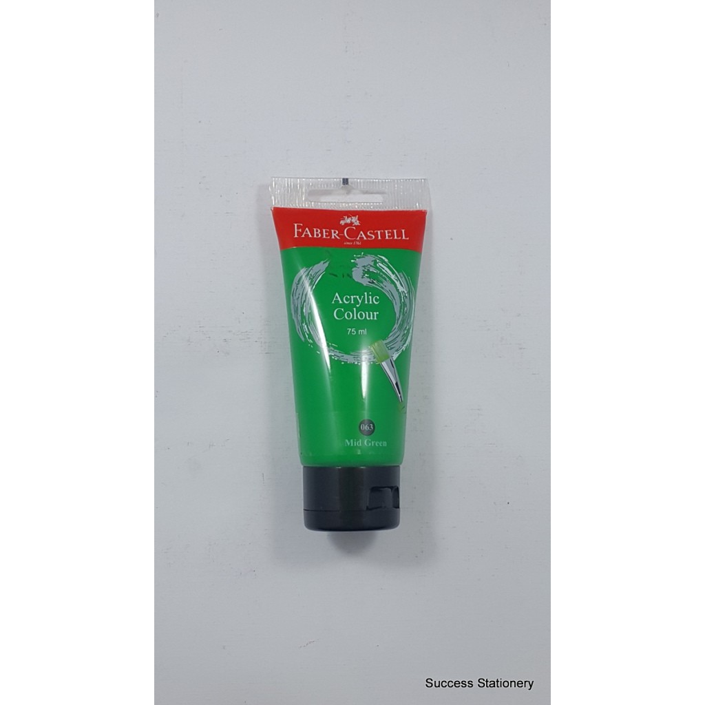 

FABER ACRYLIC 75 ML MID GREEN 063