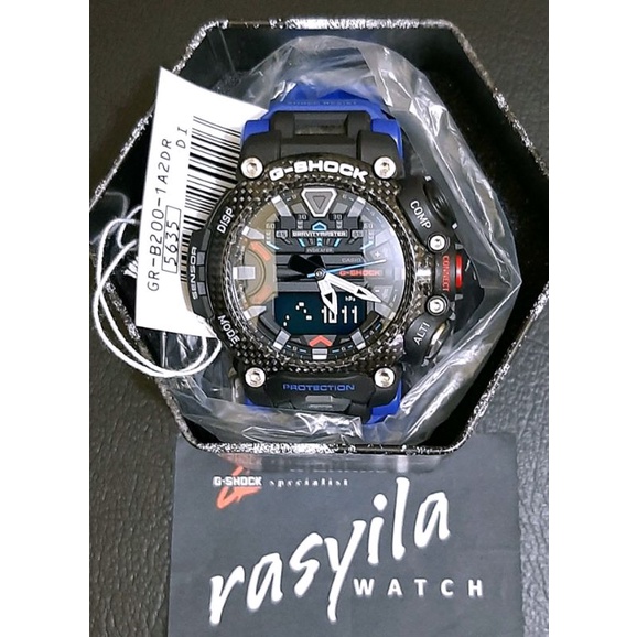 Casio G-Shock GShock GR B200 / GRB200 - 1A2DR / 1A2 Blue GravityMaster