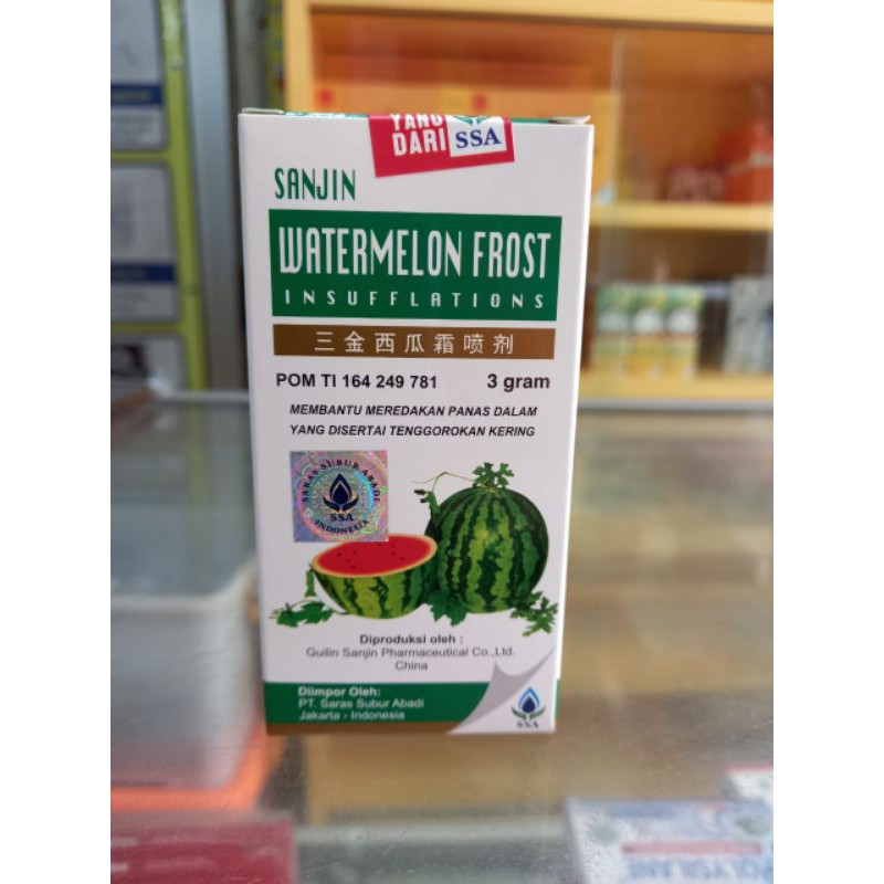 

Sanjin Watermelon Frost ( Semprot ) - Obat Sariawan & Sakit Tenggorokan