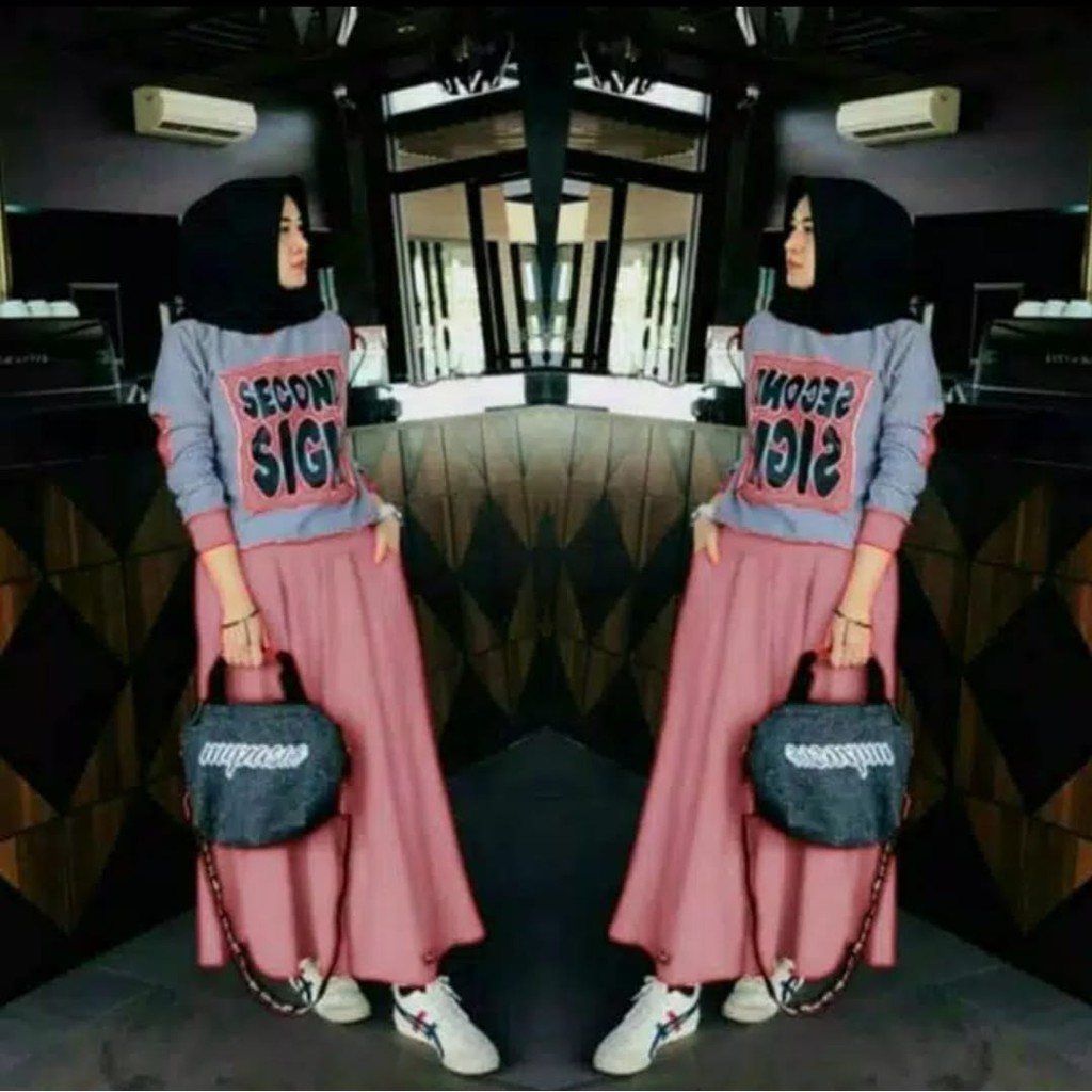 SETELAN SIGN SECOND ROK WANITA / FASHION WANITA / SETELAN WANITA MUSLIM