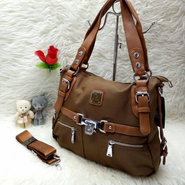 TAS WANITA JUNFA KANVAS HANDBAG SUPER