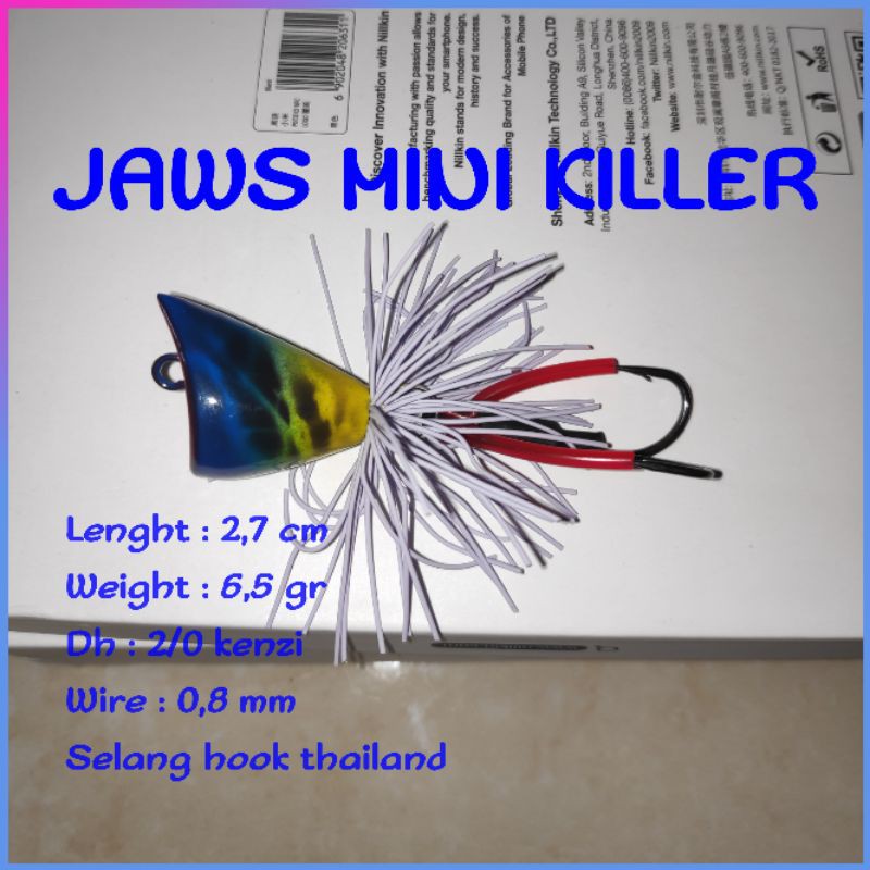 JAWS Mini Killer - Umpan Pancing Casting Gabus & Toman