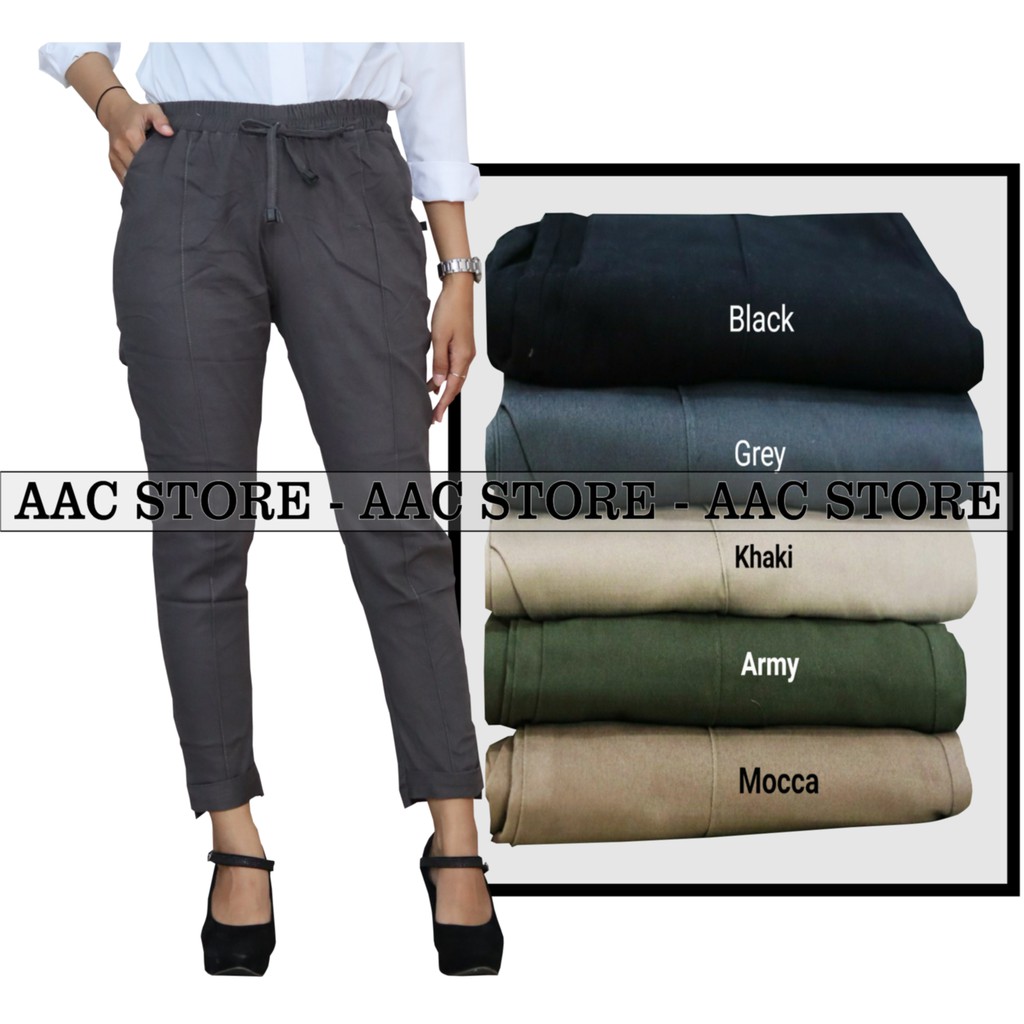 CELANA BAGGY PANTS TWILL COMBED (STANDAR DAN JUMBO)