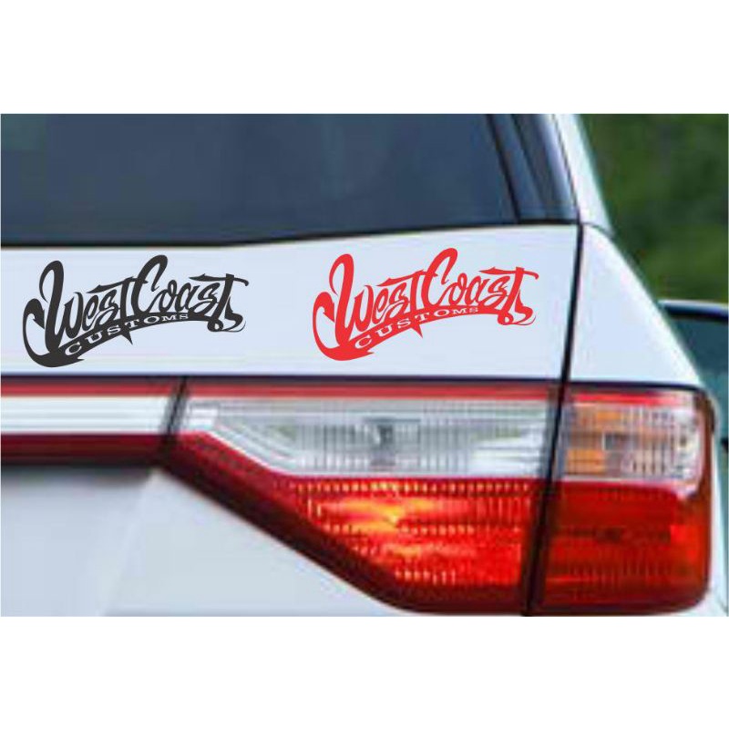 stiker sticker west coast