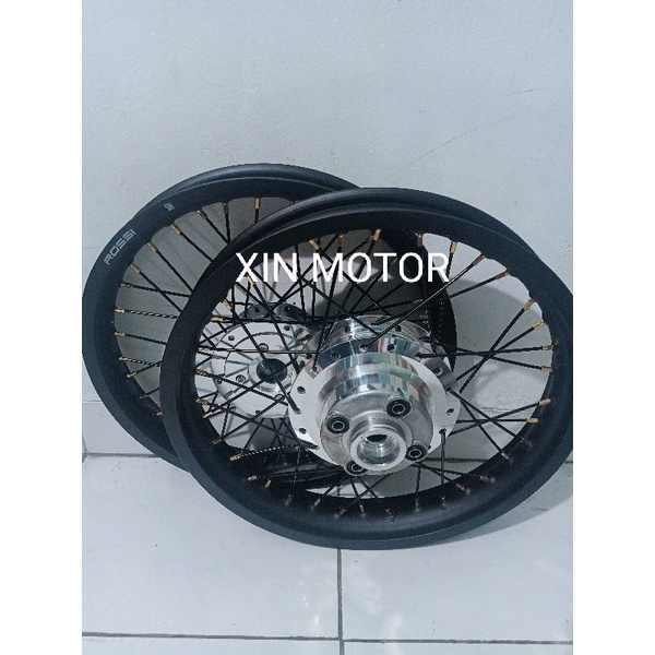 velg 1 set motor Vixion New Vixion Old tiger - tiger revo GL pro CB 150 - Megapro primus velg champ 