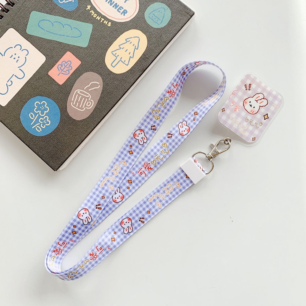 Tali Lanyard Motif Kartun Hewan Lucu Untuk Handphone