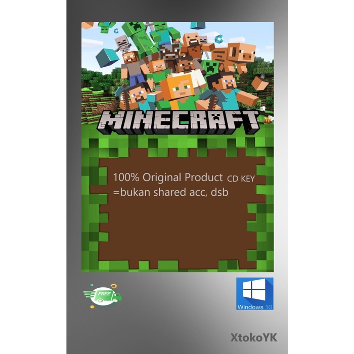 Jual TERBARU MINECRAFT WINDOWS 10 Original Shopee Indonesia