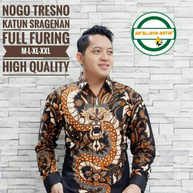 KEMEJA BATIK PRIA NOGO TRESNO BATIK ALJAYA