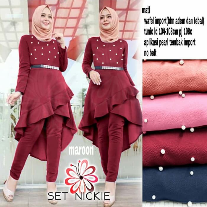 GAMIS SYAR'I GRACELLA FULL CERUTY WARNA BIRU MUDA UNGU MOTIF POLOS UKURAN JUMBO XL MURAH I.58548177.