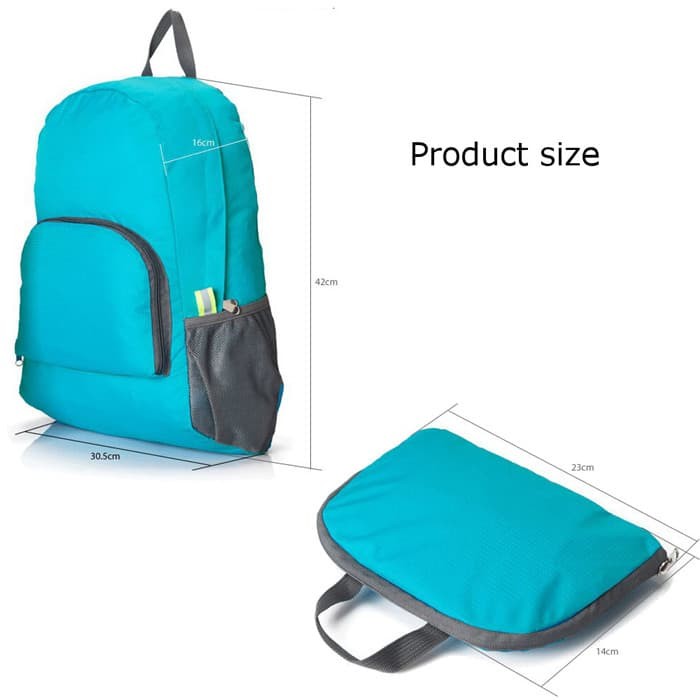 TAS RANSEL PUNGGUNG TRAVEL BAG LIPAT / FODABLE BACKPACK