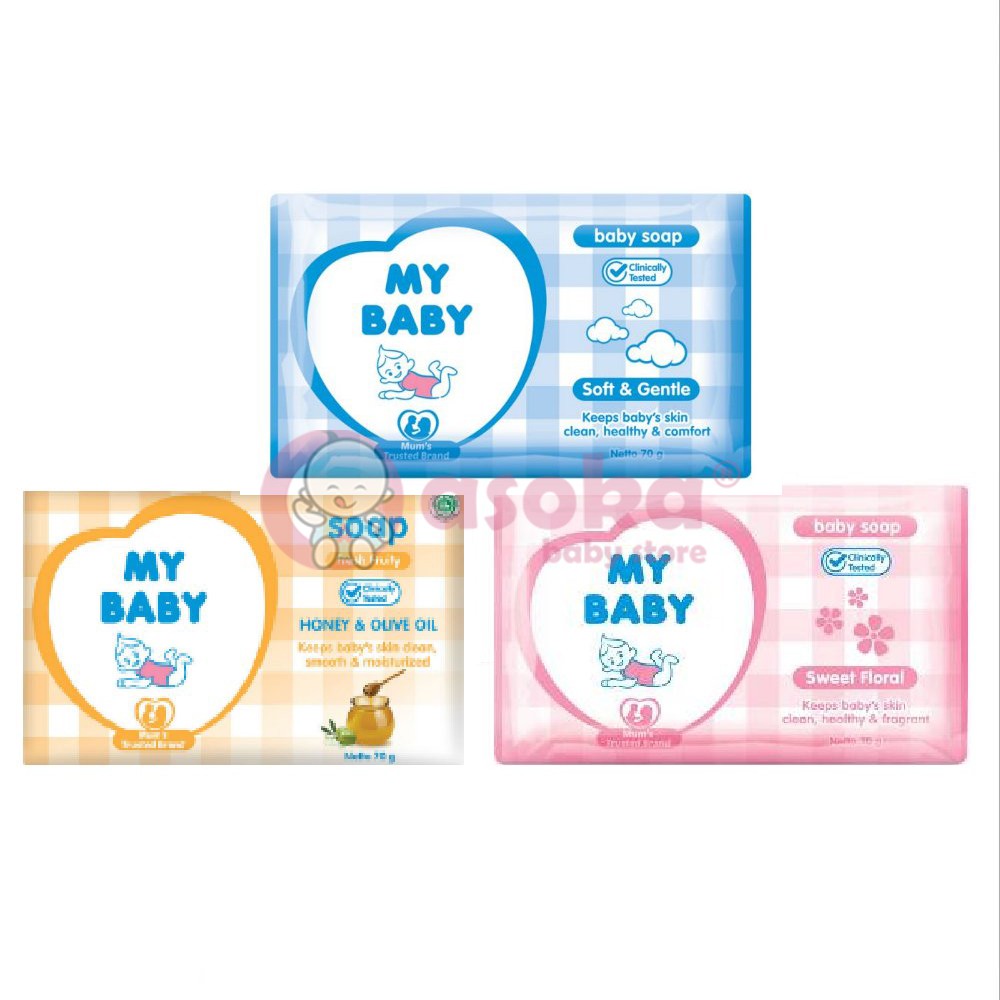 My Baby Soap 75gr / Sabun Batangan ASOKA