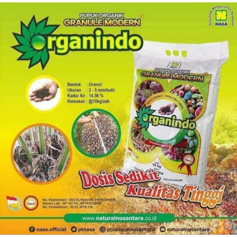 Pupuk organik Granul nasa