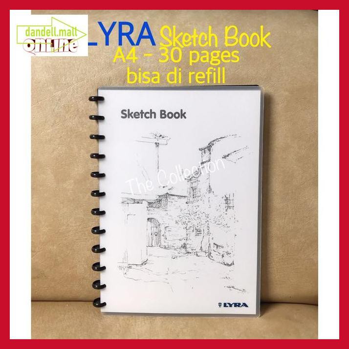 

U8Tyrt67- Atk0667Lr A4 Sketch Book Lyra 9210260 Buku Sketsa Gambar Bisa Refill E3Yrf797-