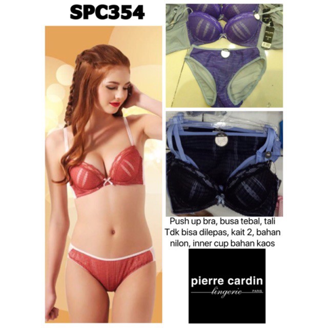 SPC354 push up bra set pierre cardin