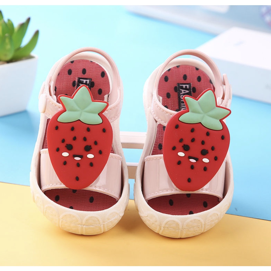 babyfit [6bln-3thn] MONICA FRUIT prewalker sendal karet slop anak sandal tali sepatu import ML-1018r