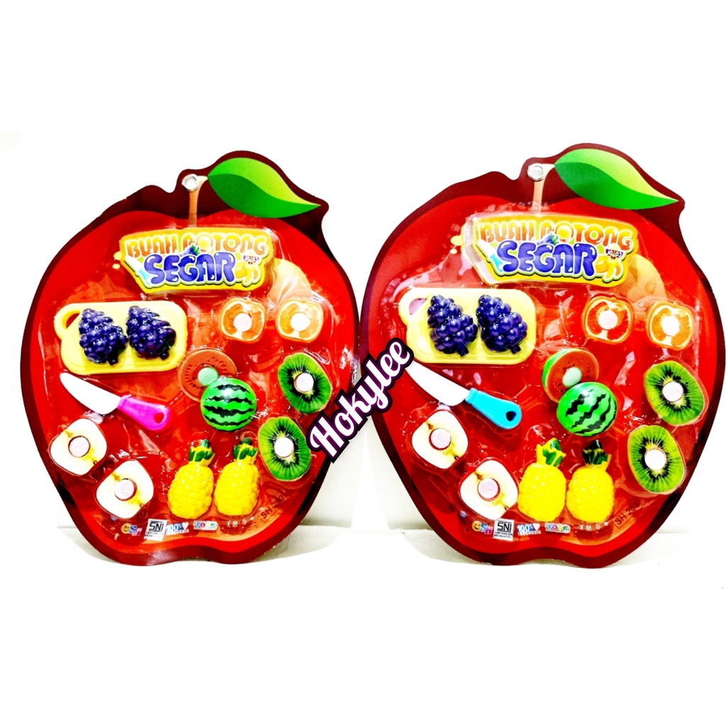 MAINAN BUAH POTONG SEGAR PAKAI PEREKAT - BUAH POTONG SH 253