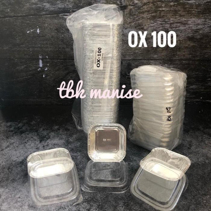 Foil | Aluminium Foil Ox 100 + Tutup 50 Pcs / Ox-100 Plus Tutup / Ox 100