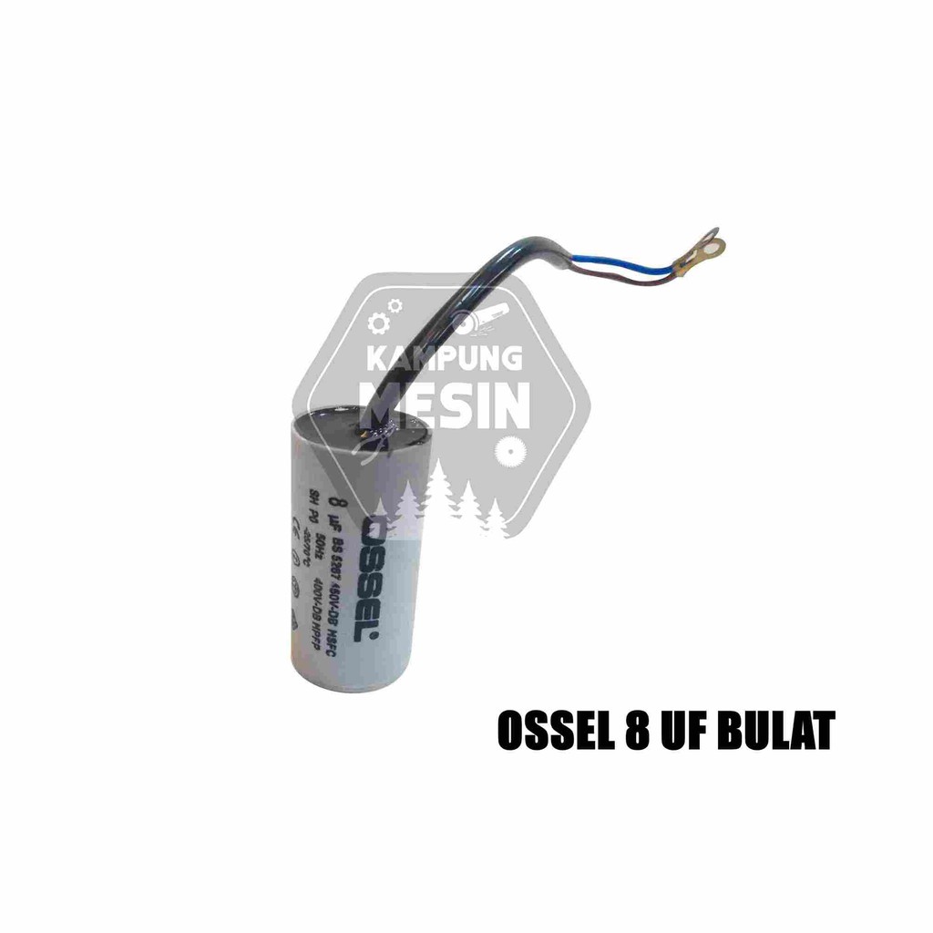 KAPASITOR 8 UF BULAT OSSEL