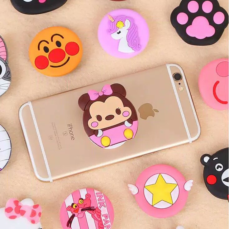 LD.SHOP POP SHOCKET 3D RING STAND HP Aksesoris Handphone  Popsocket 3D Karakter/3D Cartoon