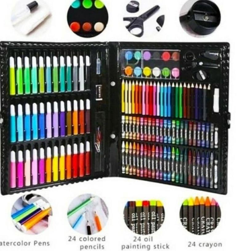 

Harga Murah.. 150 / 208 PCS - ART CRAYON SET PENSIL WARNA PASTEL ANAK FULL SET
