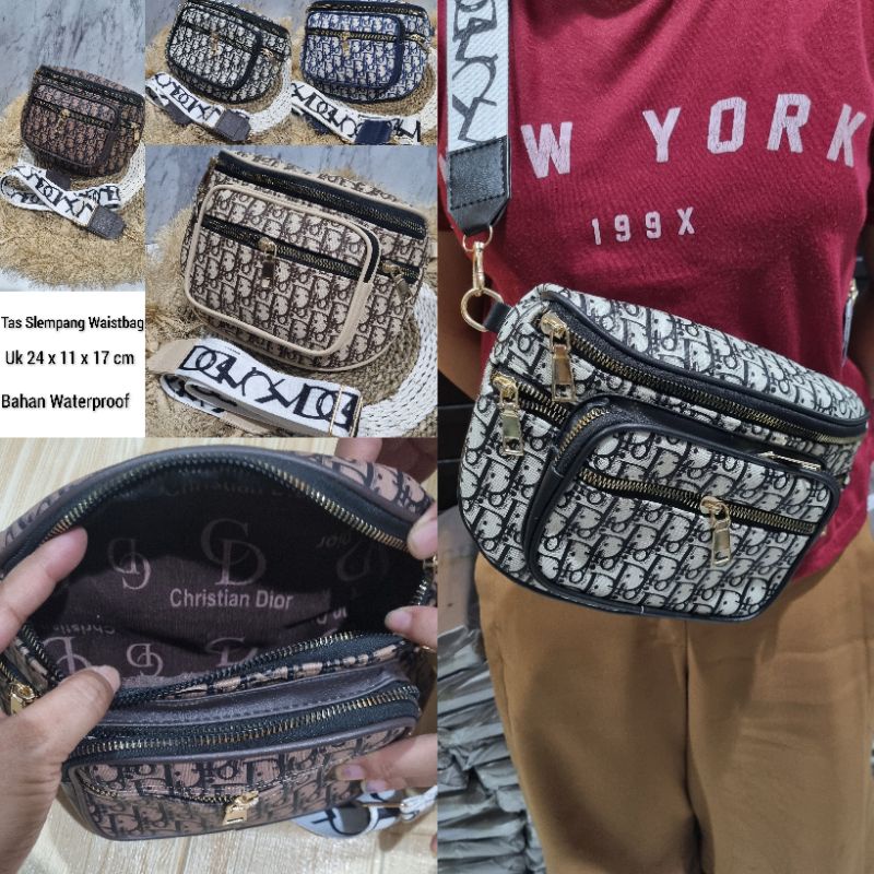 Tas Selempang Waistbag Tas Pinggang Kantong Depan