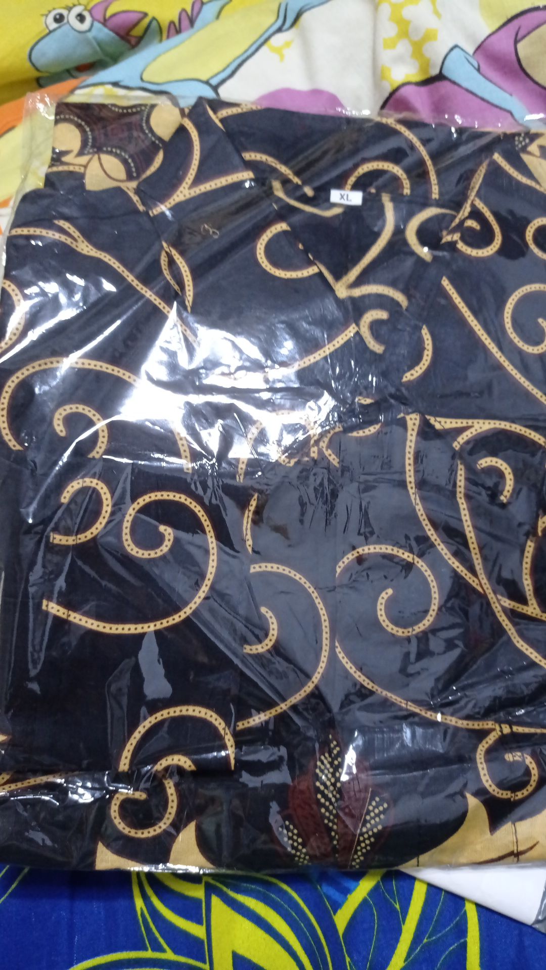Batik Pria Size M L Xl Xxl  Bswart Batik Hrb026 Kenongo Kemeja Panjang Padi