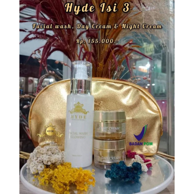 Hyde beauty skincare Facial Wash | Night Cream | Day Cream