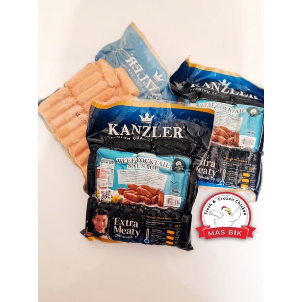 

SOSIS KANZLER BEEF COCKTAIL 500GR