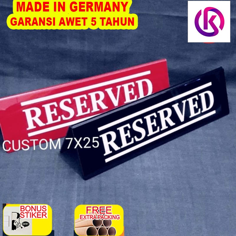 

Murah RESERVED CUSTOM 7x25cm