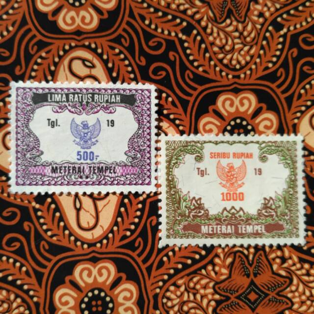 

Materai 100 dan 500 Rupiah Tahun 1991-1995 Original-MTR0034