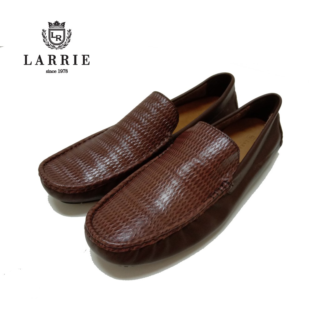 LR Larrie Men Dark Brown Loafer 971600-PI1-32 DARK BROWN