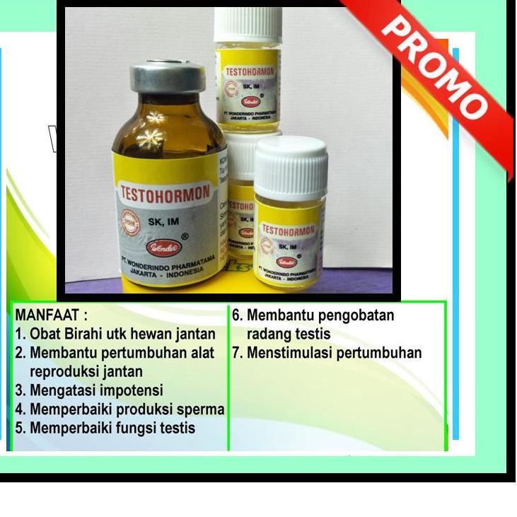 Modern.. TESTOHORMON JANTAN TESTOHORMON BURUNG KELINCI TESTOHORMON UNTUK HEWAN TESTOHORMON 20ML 5ML 