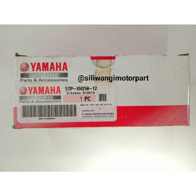 Kunci Kontak Plus Kunci Jok Yamaha Jupiter Z, Jupiter Z New & Vega R New (5TP-XH250-12) Ori YGP 100%