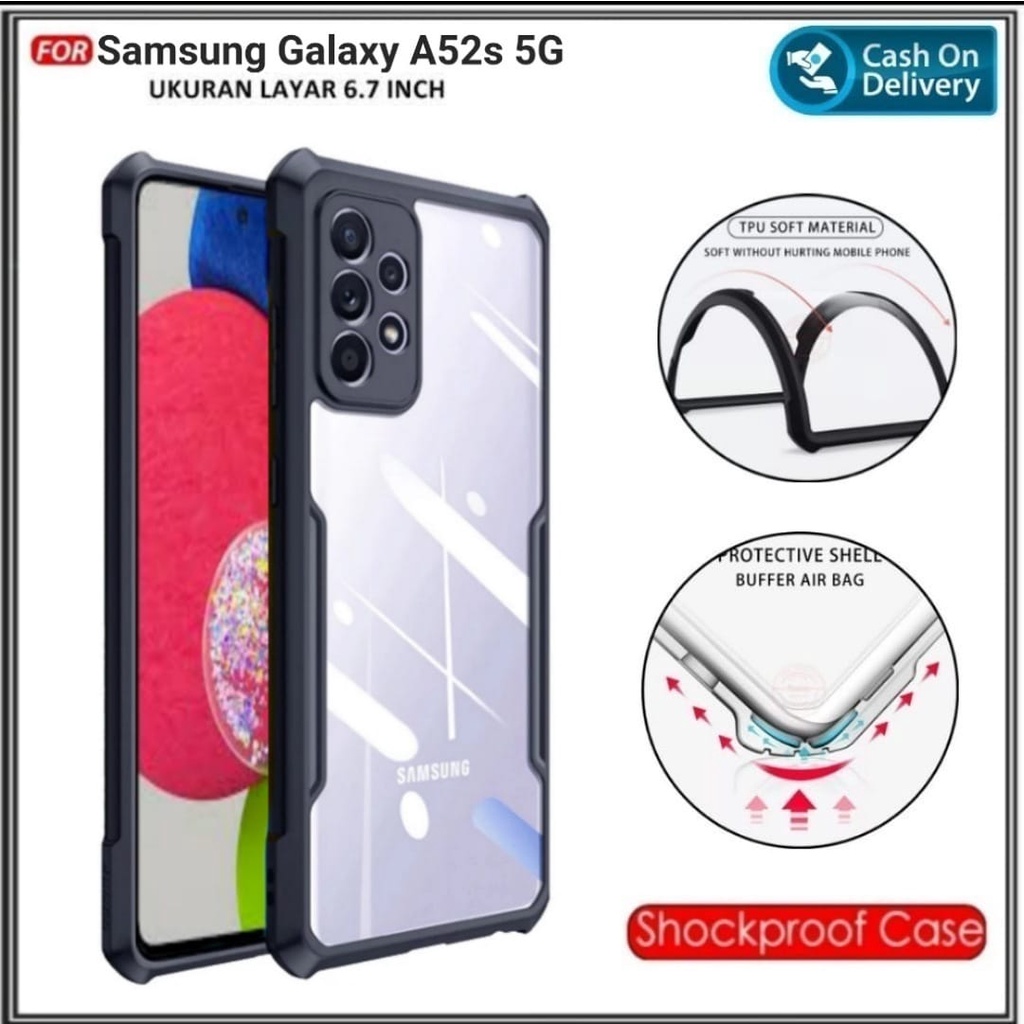 Case Samsung A52s 5G Soft Hard Fusion Transparan Premium Galaxy A52s
