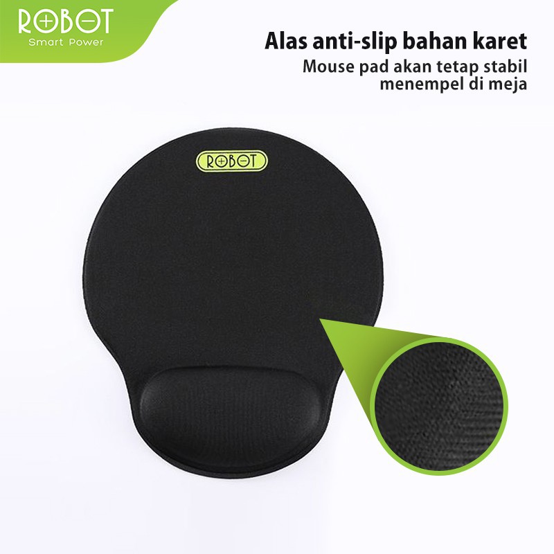 Mousepad ROBOT RP02 Non-slip with Ergonomic Mouse Pad Rest Design - Garansi Resmi 1 Tahun-4