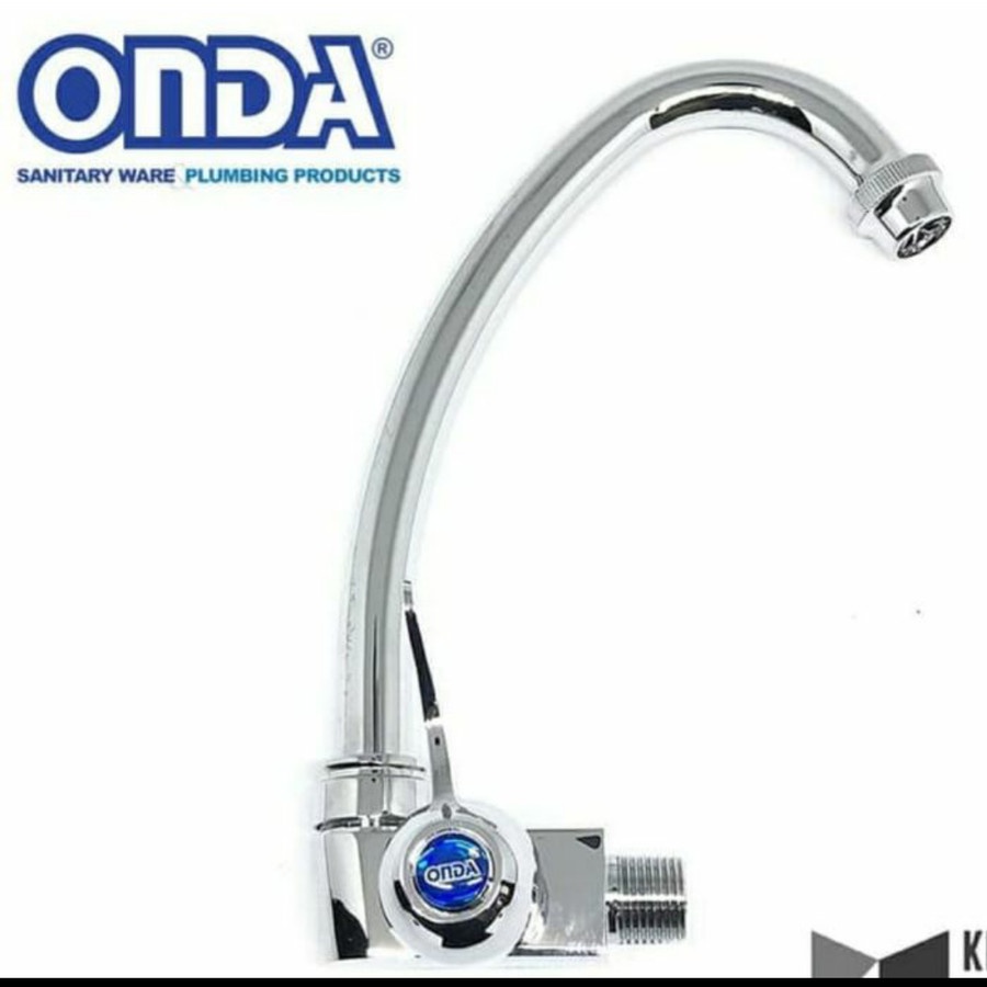 Original Onda kran air V 628 TLG/ kran leher angsa chrome-Cuci piring