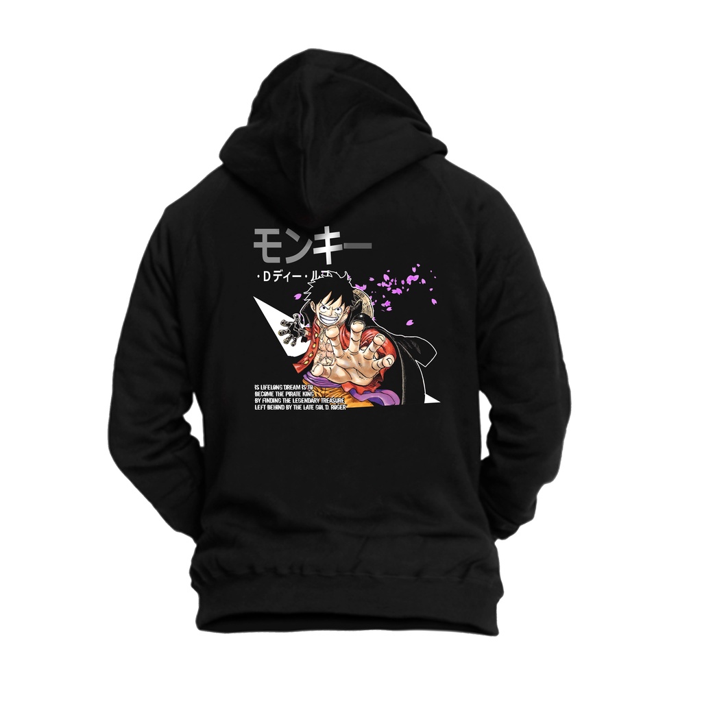 New Arrival Hoodie Anime One Piece Luffy Wano Ryuo Haki Limited Edition