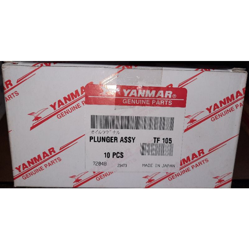 Plunger Yanmar TF105