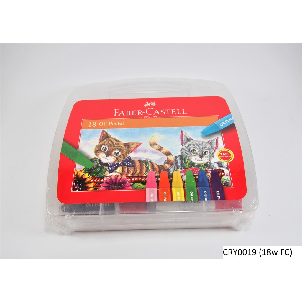 

FABER CASTELL CRAYON - KRAYON 18 COLOUR OIL PASTEL