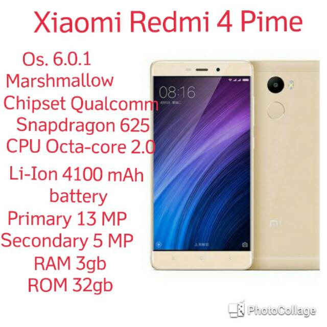 Xiaomi Redmi 4 prime 3gb/32 second