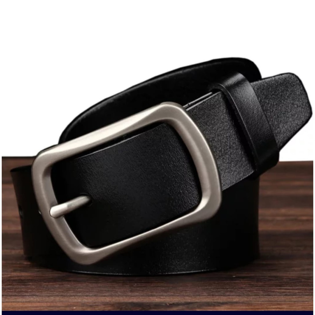 Gesper Ikat Pinggang Sabuk Pria, Kulit Top Penuh Pria Cow Leather Belts For Men XF018