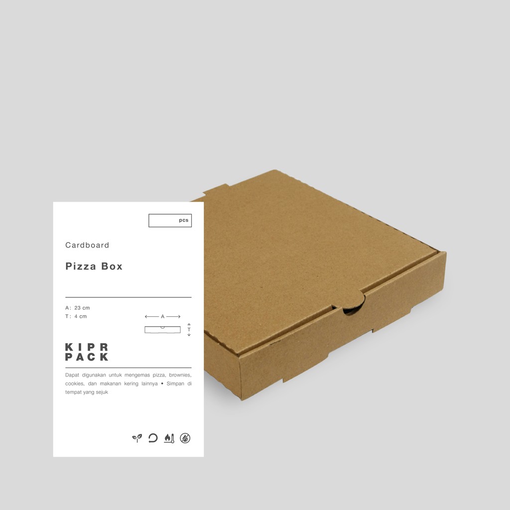 

Pizza Box (MINIMUM PEMBELIAN 25 PCS)