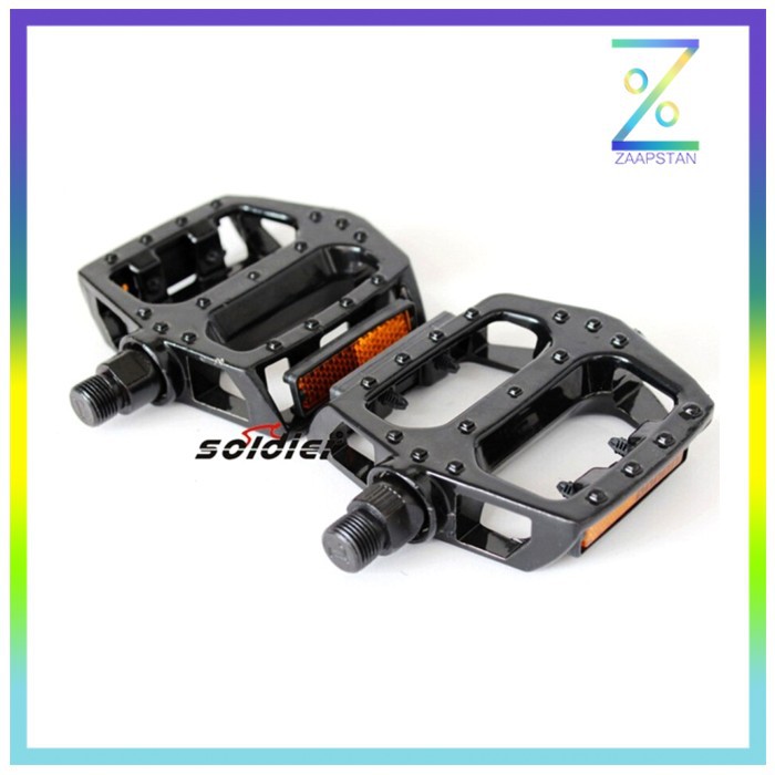 PROMEND Pedal Sepeda Aluminium Anti-Slip - JT410 - Black