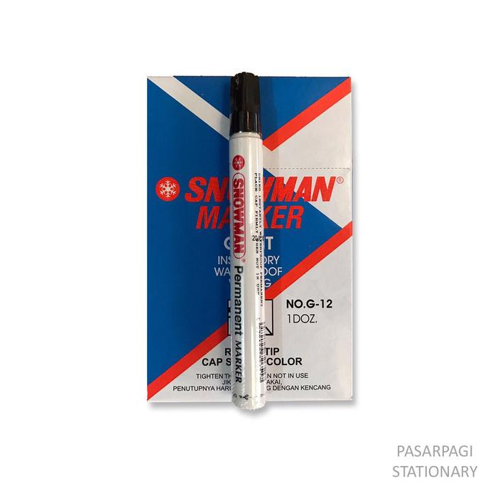 

spidol permanent snowman g-12