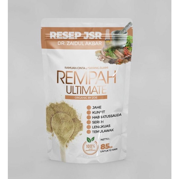 

REMPAH ULTIMATE RESEP JSR DR ZAIDUL AKBAR PROMIL KUNYIT JAHE PREMIUM